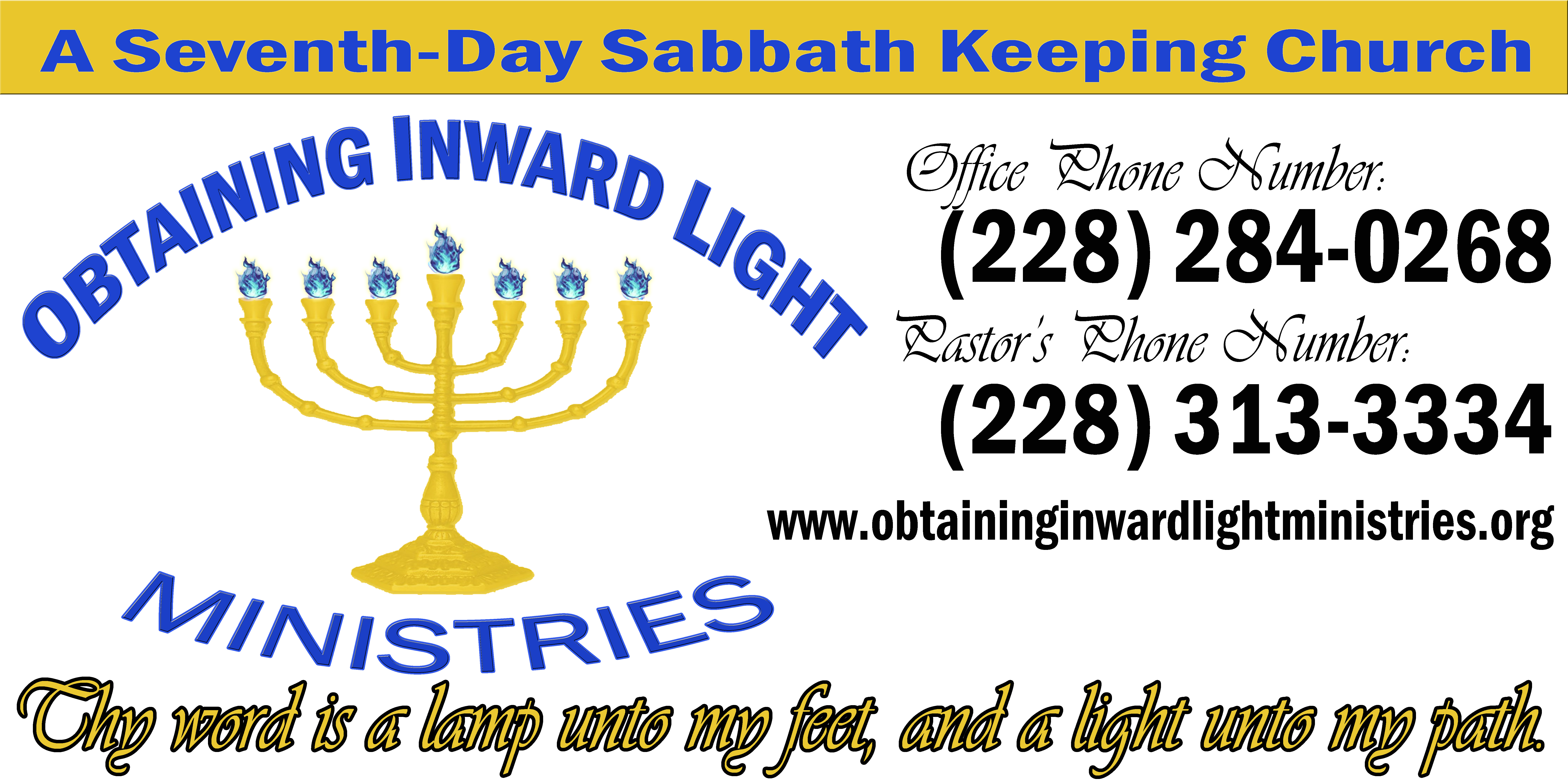 Obtaining Inward Light Ministries Sign